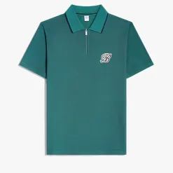 Berluti Active Polo Piqu&eacute; Changeant Zipp&eacute; | Polos & T-shirts