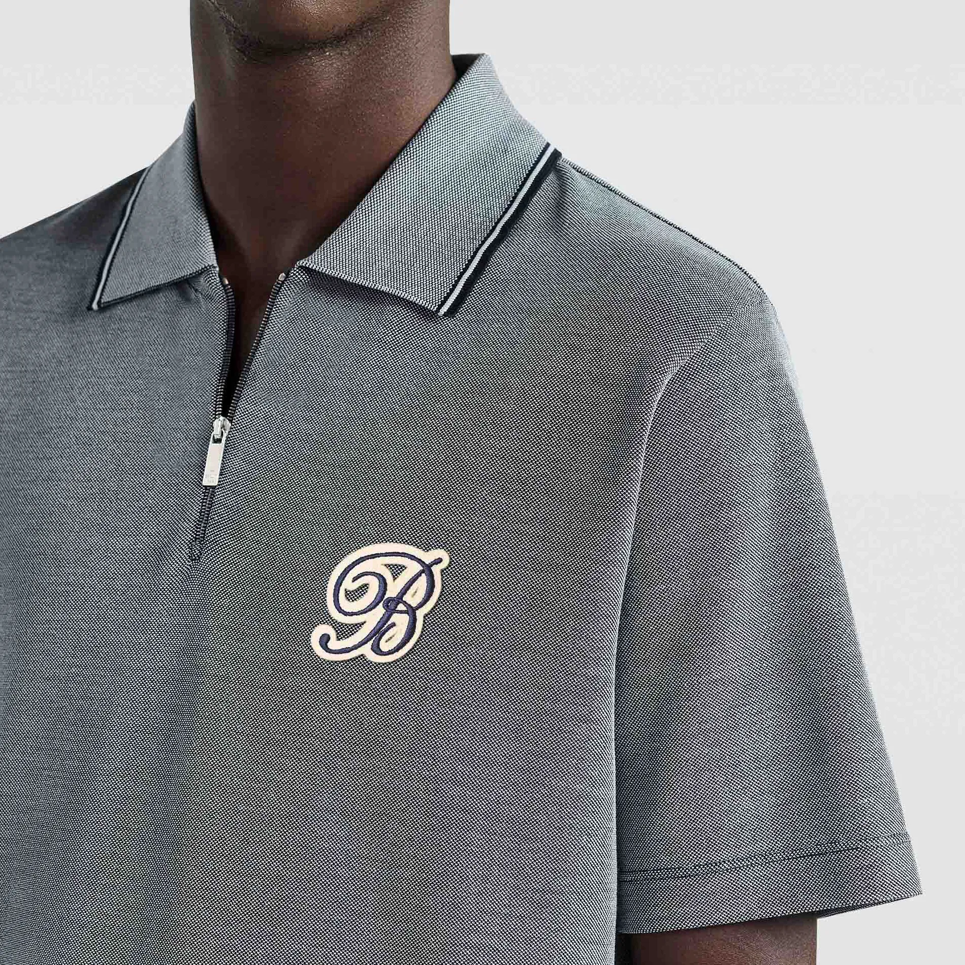 Berluti Active Polo Piqu&eacute; Changeant Zipp&eacute; | Polos & T-shirts