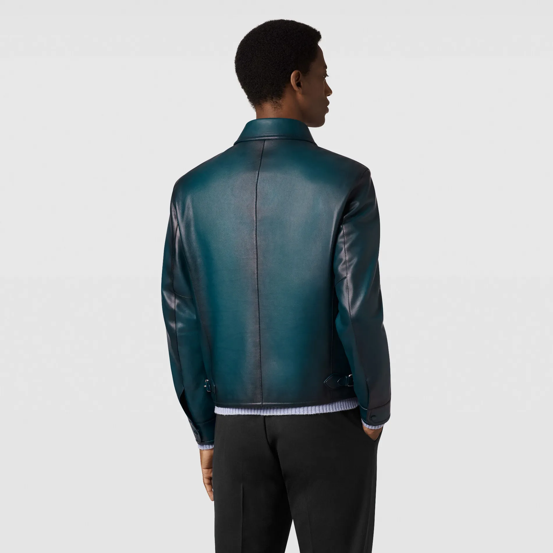 Berluti Blouson 1 Jour en Cuir Patin&eacute; | Cuir
