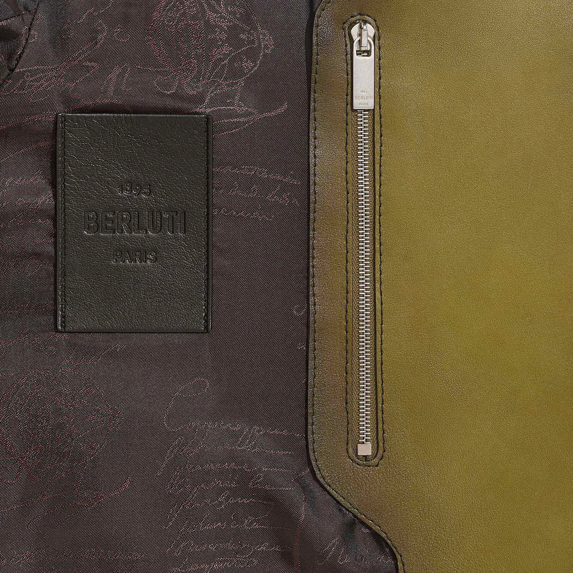 Berluti Blouson 1 Jour en Cuir Patin&eacute; | Cuir