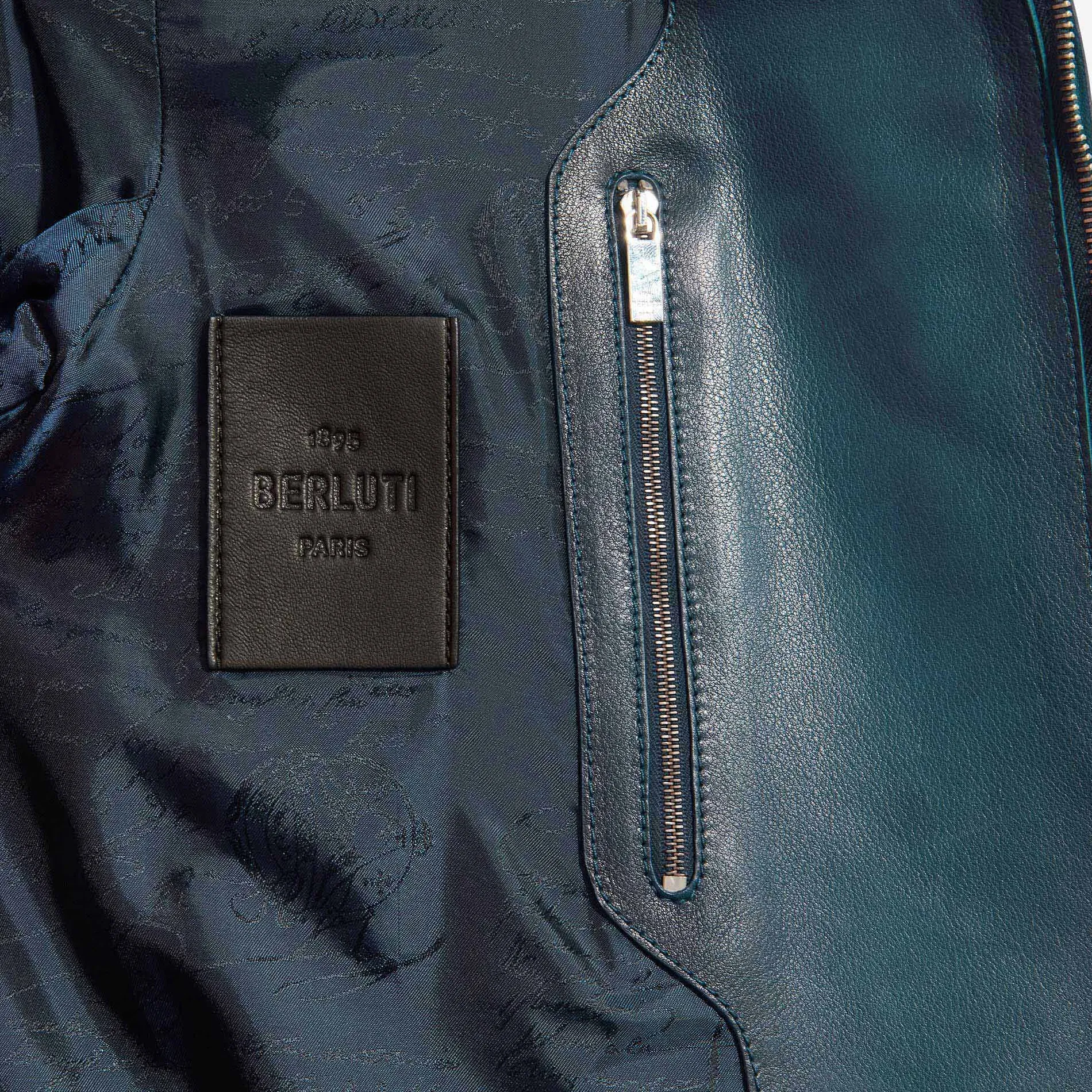 Berluti Blouson 1 Jour en Cuir Patin&eacute; | Cuir
