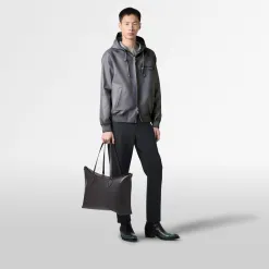 Berluti Blouson &agrave; Capuche En Cuir Patin&eacute; | Cuir