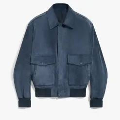 Berluti Blouson d'Aviateur en Su&egrave;de | Cuir