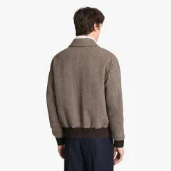 Berluti Blouson En Cachemire &Agrave; Motifs Chevron | Manteaux & Blousons