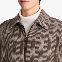 Berluti Blouson En Cachemire &Agrave; Motifs Chevron | Manteaux & Blousons