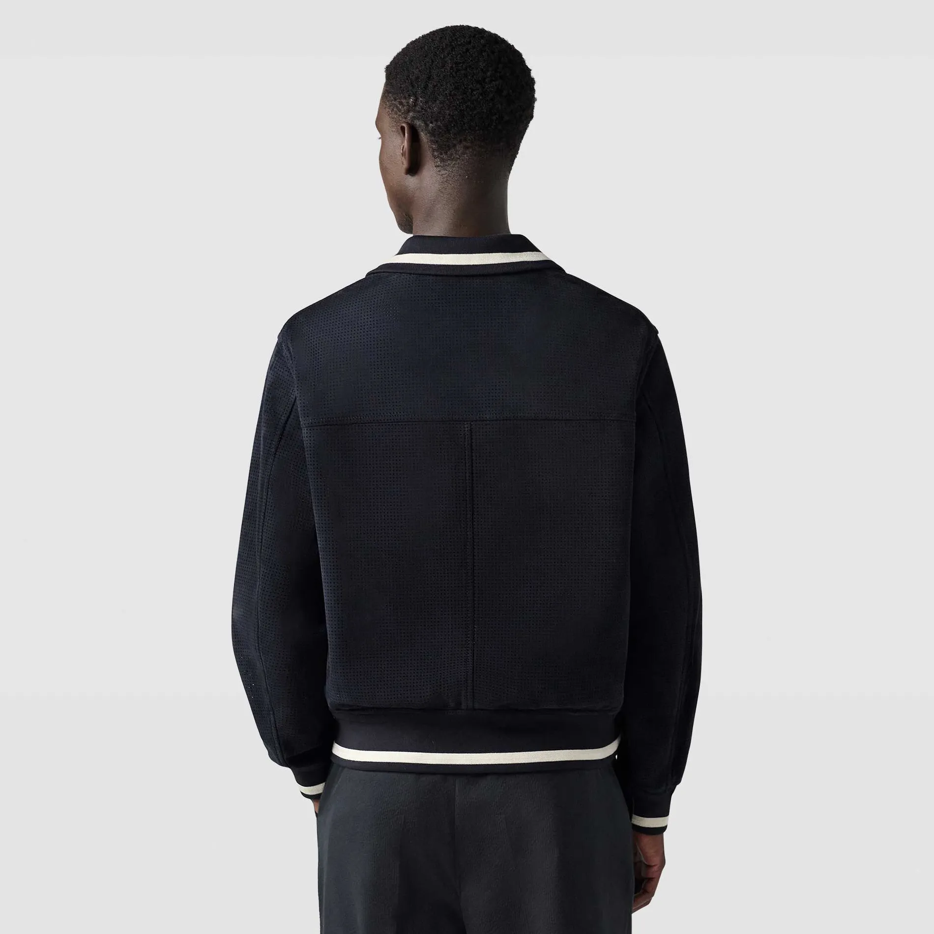 Berluti Blouson En Cuir Perforé | Cuir