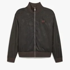 Berluti Blouson R&eacute;versible en Laine & Nylon Scritto | Maille & Sweatshirts