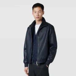 Berluti Blouson Reversible en Cuir de Cerf et Shearling | Cuir
