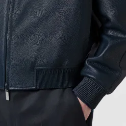 Berluti Blouson Reversible en Cuir de Cerf et Shearling | Cuir