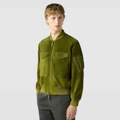 Berluti Bombers Militaire | Cuir