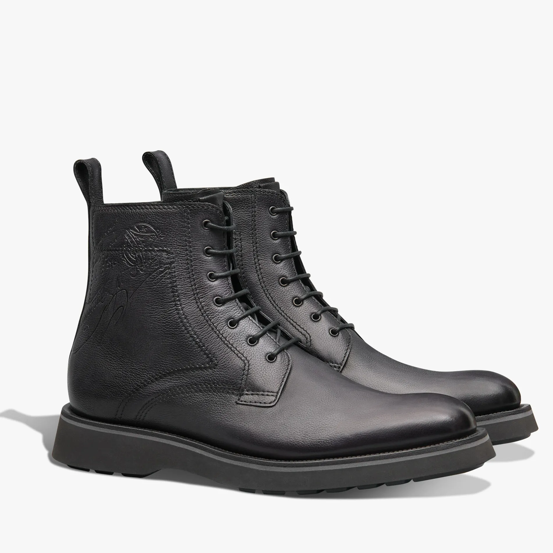 Berluti Bottine Alessio En Cuir Scritto | Bottines