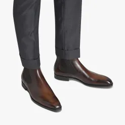 Berluti Bottine Caract&egrave;re Capri En Cuir | Bottines