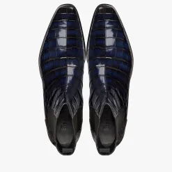 Berluti Bottine Caract&egrave;re &Eacute;clair En Cuir D&rsquo;Alligator | Bottines