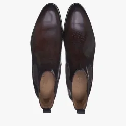 Berluti Bottine Cursive Galet En Cuir Scritto | Bottines