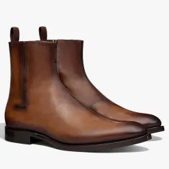 Berluti Bottine Equilibre En Cuir | Bottines