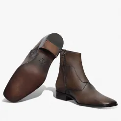Berluti Bottine Grand &Eacute;critoire En Cuir | Bottines