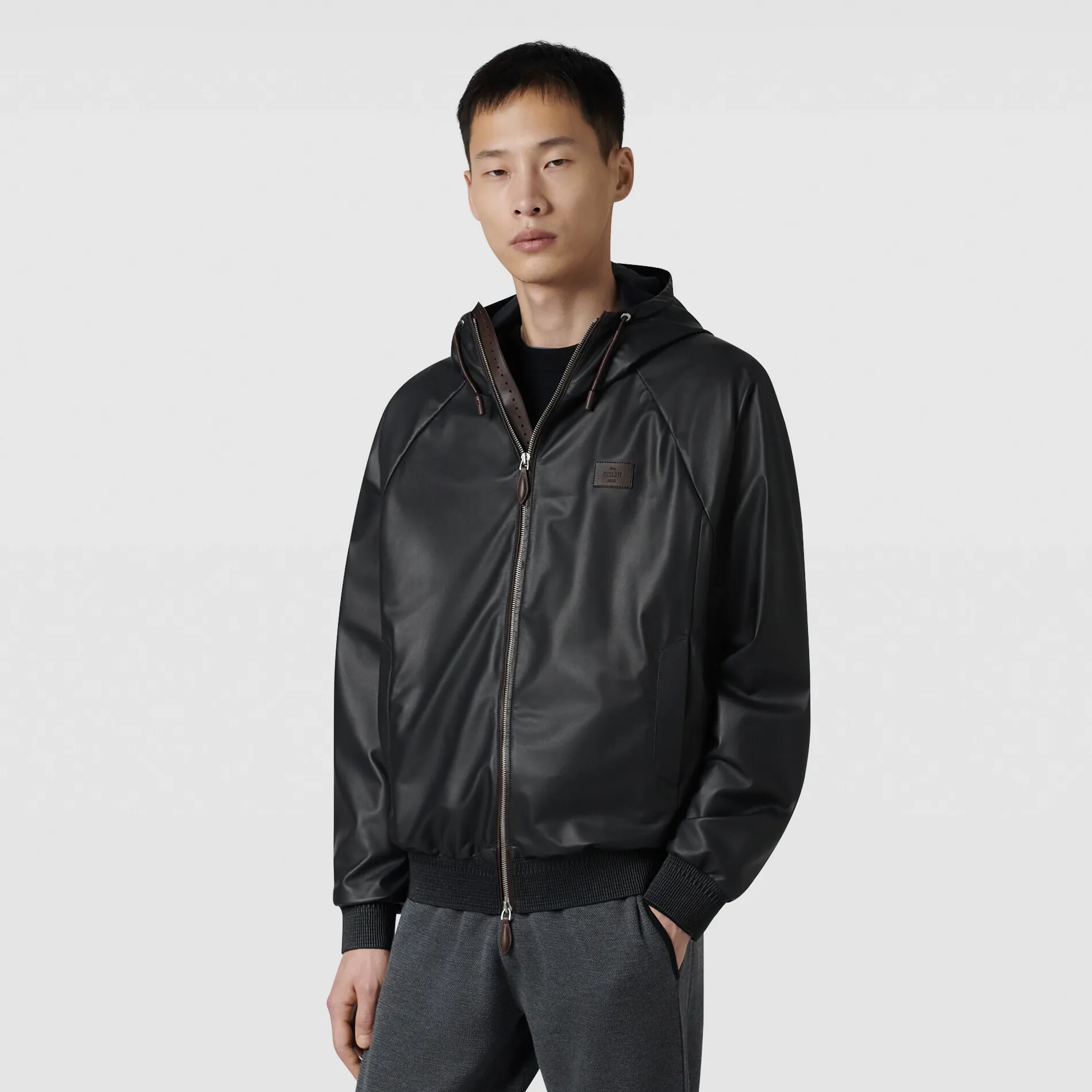 Berluti B-Way en Cuir Léger | Cuir