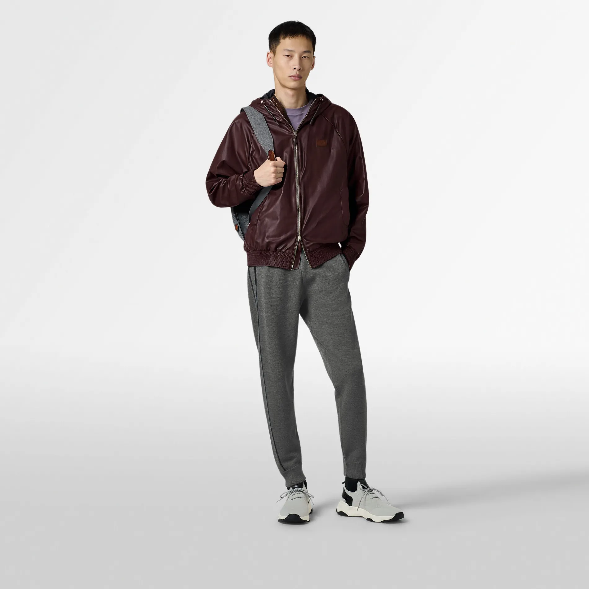 Berluti B-Way en Cuir L&eacute;ger | Cuir