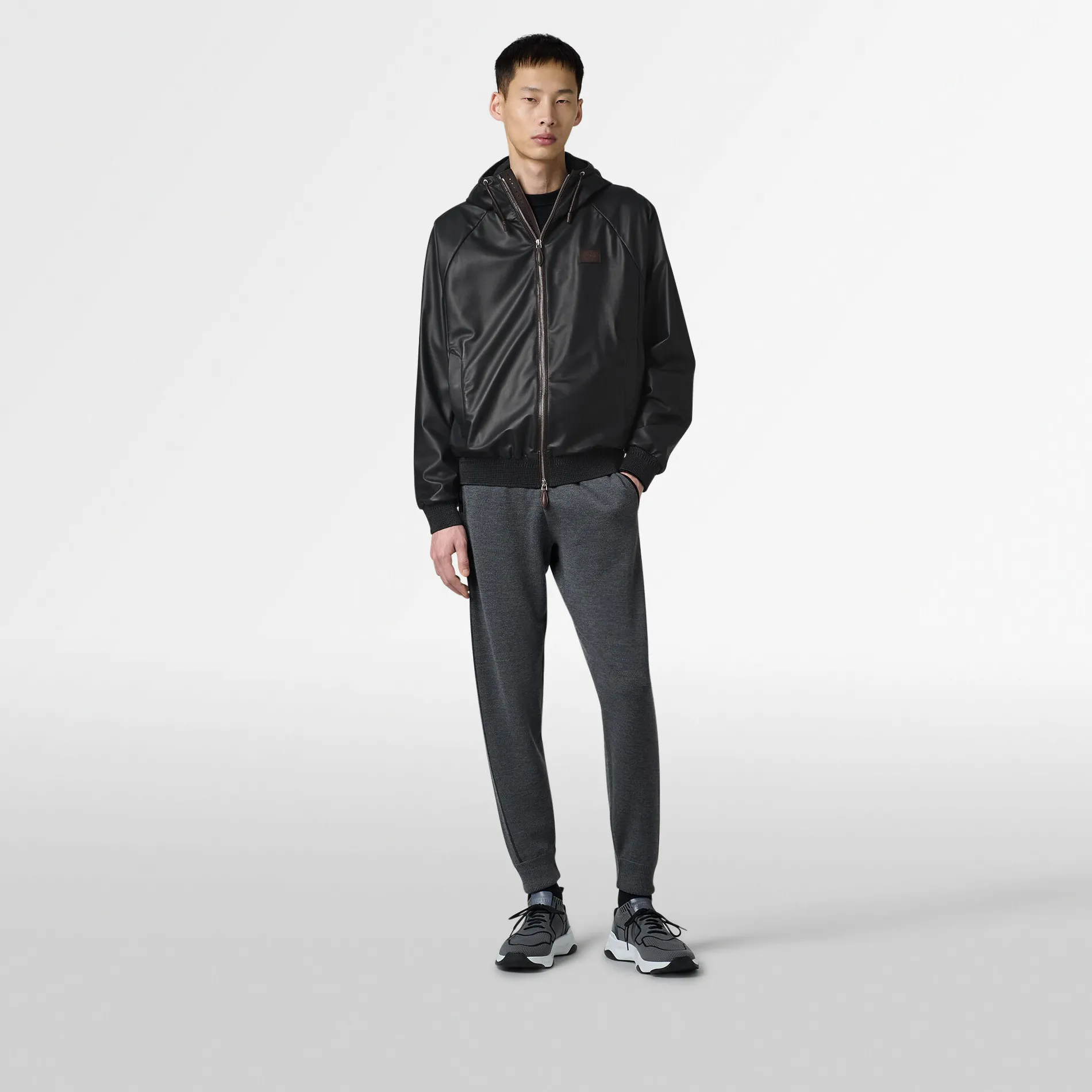 Berluti B-Way en Cuir Léger | Cuir
