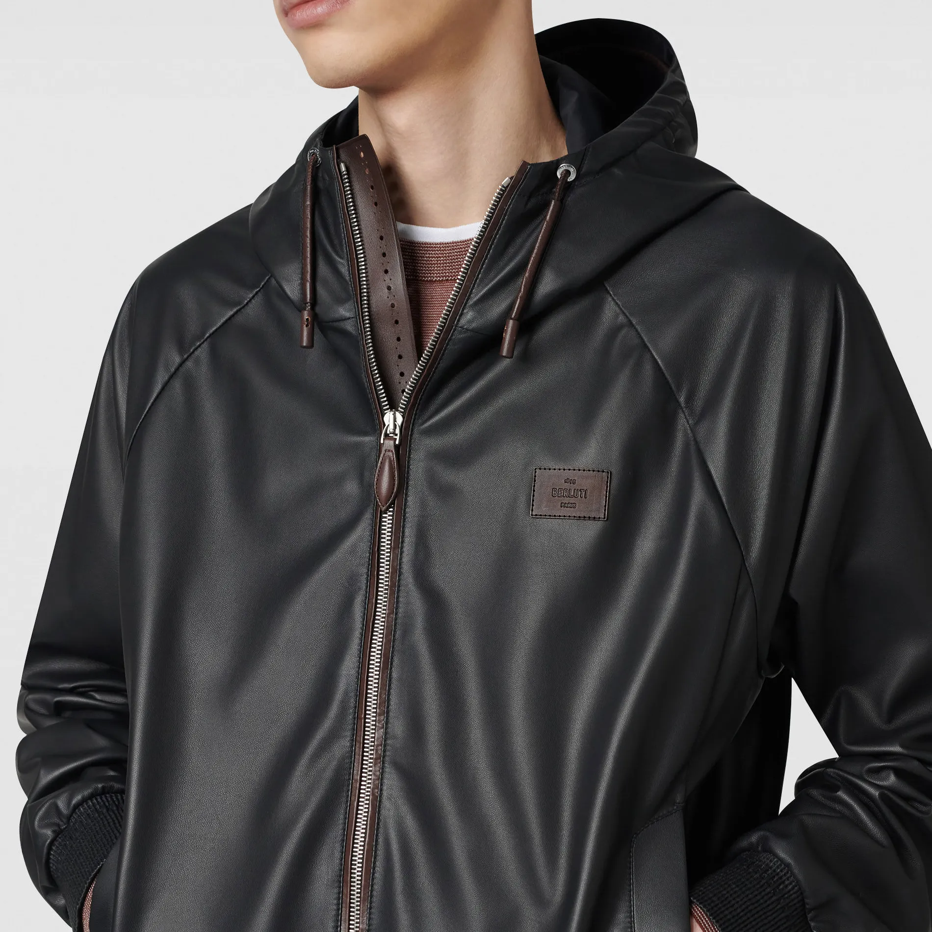 Berluti B-Way en Cuir Léger | Cuir