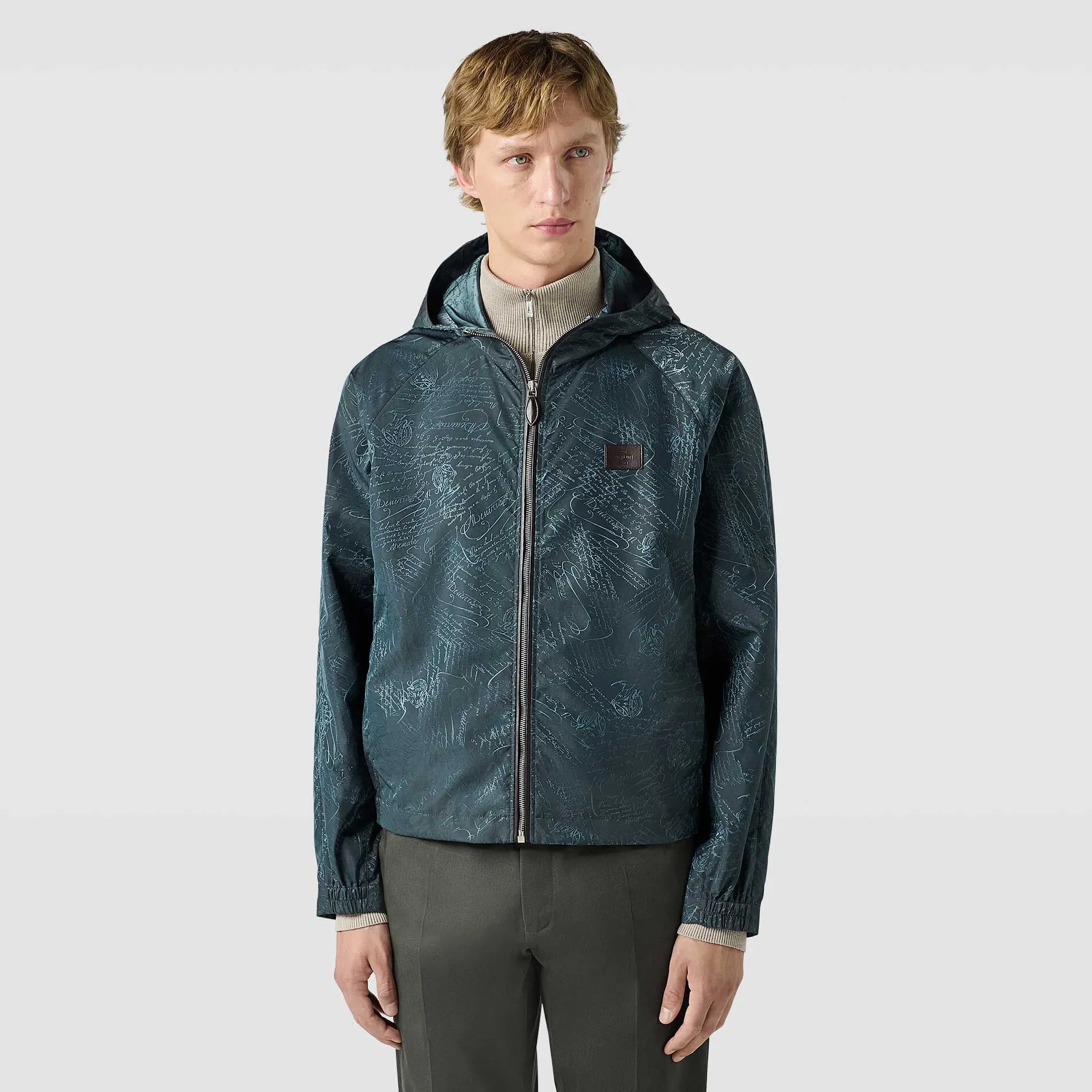 Berluti B-Way En Nylon Scritto | Manteaux & Blousons