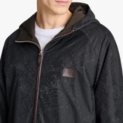 Berluti B-Way En Nylon Scritto Ouatin&eacute; | Manteaux & Blousons