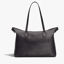 Berluti Cabas Late Hour En Cuir Scritto | Cabas