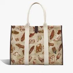 Berluti Cabas Open Tote XL En Tissu Imprim&eacute; | Cabas