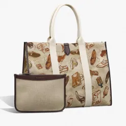 Berluti Cabas Open Tote XL En Tissu Imprim&eacute; | Cabas