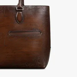 Berluti Cabas Toujours En Cuir Scritto | Cabas