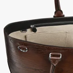 Berluti Cabas Toujours En Cuir Scritto | Cabas