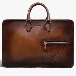 Berluti Cartable 3 Nuits En Cuir | Cartables | Sacs De Voyage