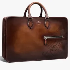 Berluti Cartable 3 Nuits En Cuir | Cartables | Sacs De Voyage