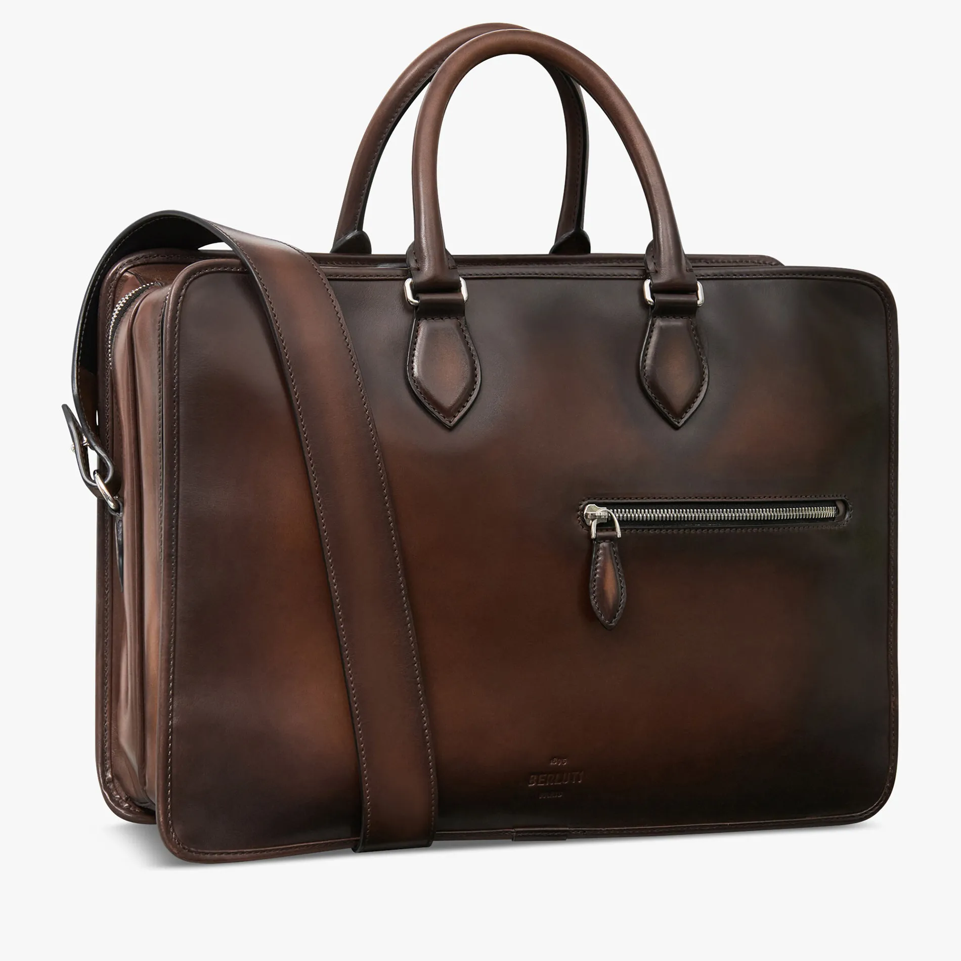 Berluti Cartable Deux Jours En Cuir | Cartables