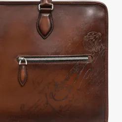 Berluti Cartable Deux Jours En Cuir Scritto | Cartables