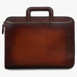 Berluti Cartable Lift En Cuir De Veau Scritto | Cartables