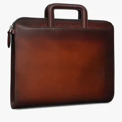 Berluti Cartable Lift En Cuir De Veau Scritto | Cartables