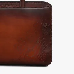 Berluti Cartable Lift En Cuir De Veau Scritto | Cartables