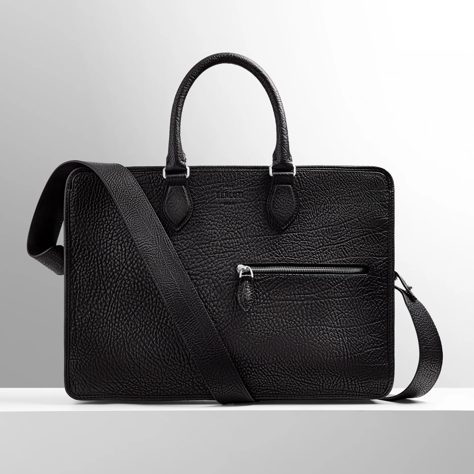 Berluti Cartable Un Jour En Cuir Scritto | Cartables
