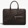 Berluti Cartable Un Jour Mini en cuir de veau et d'alligator | Cartables