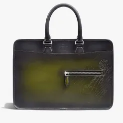 Berluti Cartable Un Jour Mini Gradiant en Cuir Scritto Swipe | Cartables