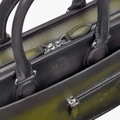 Berluti Cartable Un Jour Mini Gradiant en Cuir Scritto Swipe | Cartables