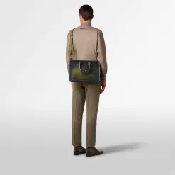 Berluti Cartable Un Jour Mini Gradiant en Cuir Scritto Swipe | Cartables
