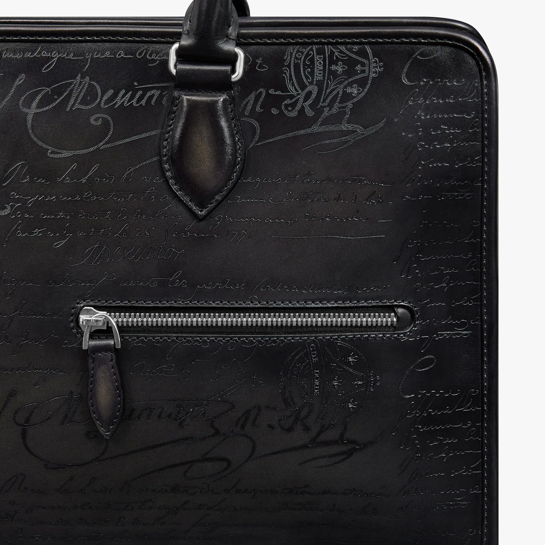 Berluti Cartable Un Jour Petit Mod&egrave;le En Cuir Scritto | Cartables