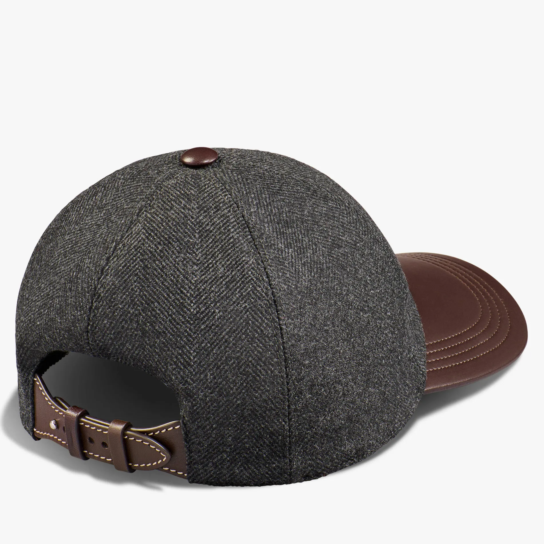 Berluti Casquette en Laine &agrave; Chevrons | Écharpes, Gants & Chapeaux