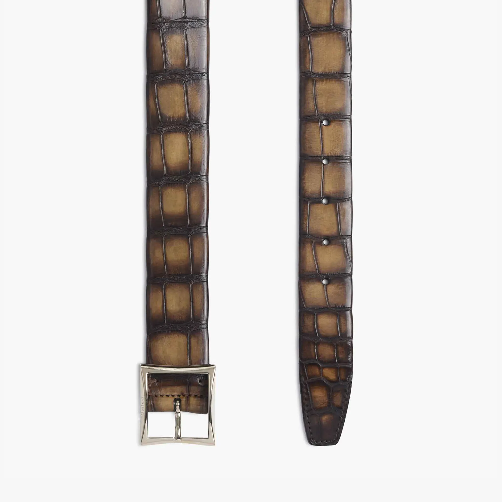Berluti Ceinture Classic En Cuir D'Alligator - 35mm | Ceintures