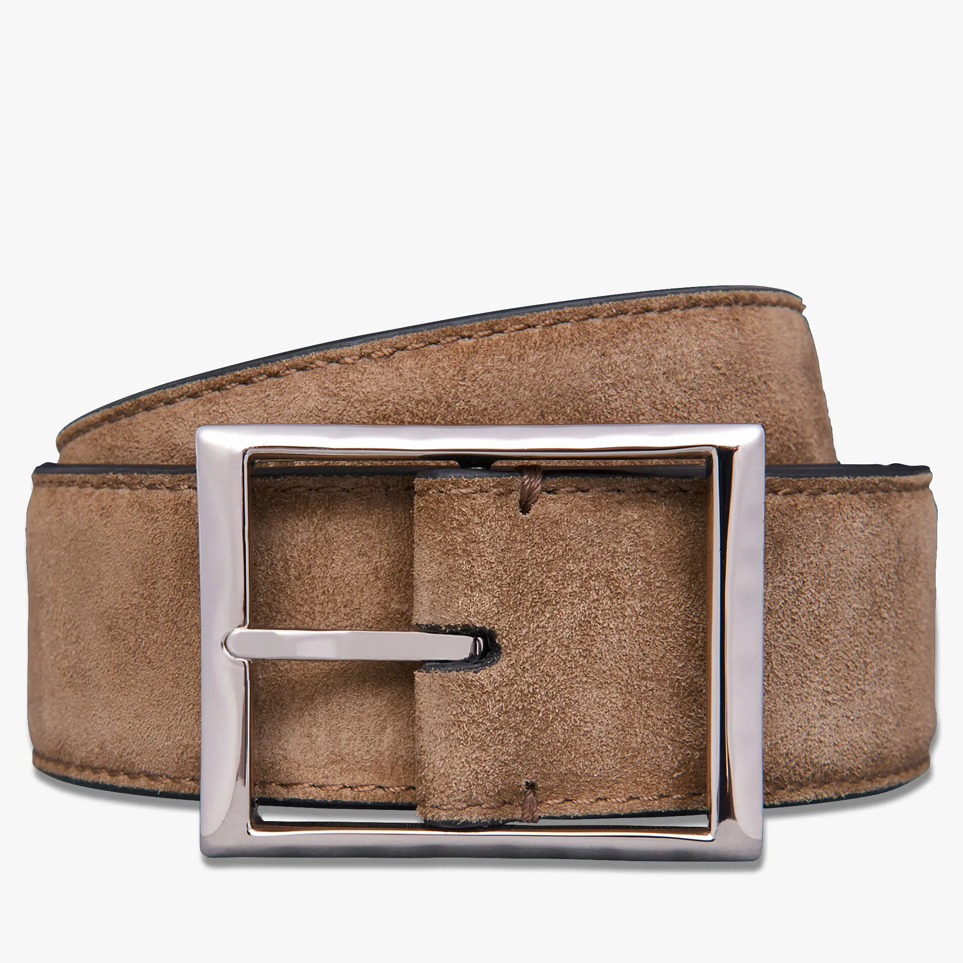 Berluti Ceinture Classic 35mm En Cuir Camoscio Scritto | Ceintures