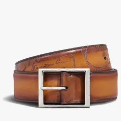 Berluti Ceinture Classic 35mm en cuir Scritto | Ceintures