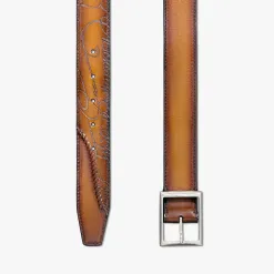 Berluti Ceinture Classic 35mm en cuir Scritto | Ceintures