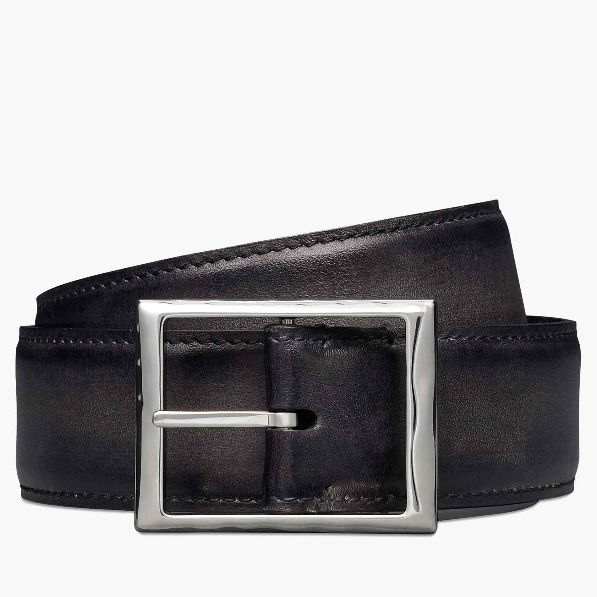 Berluti Ceinture R&eacute;versible Classic 35MM En Cuir Scritto | Ceintures